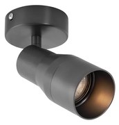 Moderné stropné bodové svetlo tmavosivé GU10 50 mm okrúhle - Stanley