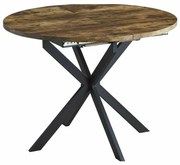 Jedálenský stôl Maxwell, orech / čierna