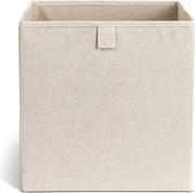 Béžový látkový úložný box 32x31,5x31,5 cm Soft Storage Cube – Bigso