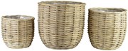 Sada 3 ks košíků GUSTAV IV M-XL béžová