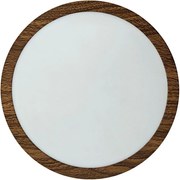 LED Stropné svietidlo RING LED/18W/230V 4200K pr. 21 cm hnedá
