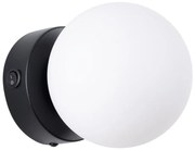 Čierno-biele nástenné svietidlo Blaze – Sollux