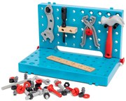 Brio Builder - pracovný stôl s náradím - 59 ks