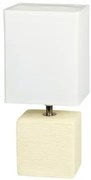 Stolná lampa izbová, krémová, Rabalux