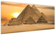 Obraz - Pyramídy (120x50 cm)
