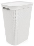 Biely plastový kôš na bielizeň 50 l Brisen - Rotho