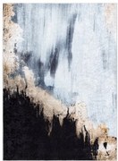 Kusový koberec Miro 51573.802 Abstraction blue / gold, 120x170, viacfarebná, chodba / predsieň, Dywany Łuszczów