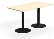 Stôl VERTICUS, 1400x700x720 mm, breza/čierna