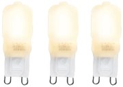 Sada 3 LED žiaroviek G9 CUTE PC 2W 200lm 2700K