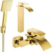 Mexen Aries R45 vaňová súprava, zlatá - 744813R45-50