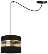 Závesné svietidlo Elegance Spider, 1x textilné tienidlo (výber zo 6 farieb), (výber z 2 farieb konštrukcie), g