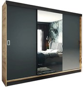 Skriňa Retro 200 1L craft / Dvierka grafit