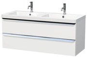 Kúpeľňová skrinka s umývadlom Naturel Pavia 120x53x49 cm biela mat PAVIA3120ZCR