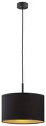 Argon 4341 - Luster na lanku KARIN 1xE27/15W/230V čierna/zlatá