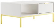 Konferenčný Stolík 100 Austin Biely/Zlatý