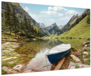 Obraz - Seealpsee, jazero Švajčiarska (90x60 cm)