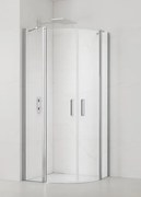 Sprchový kút štvrťkruh 90x90 cm SAT Fusion SATFUSP90CRT