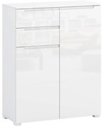 Komoda Hill 07 2D2S biely lesk