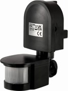 ECOLIGHT Infračervený pohybový senzor IP44 300W čierny