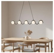 Luster na lane SINUS 5xG9/8W/230V čierna