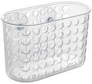 Erga Erga, kúpeľňový kôš na kozmetiku 19x9x12 cm na prísavky, číra, ERG-YKA-RY.KPN0200