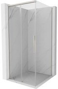 Mexen Rox, posuvný sprchový kút 95 x 95 cm, 8mm číre sklo, oceľový profil, 8C2-095-095-97-00