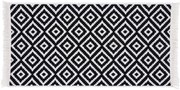 Koberček / kúpeľnový koberček ORIENT 6 čierny / biely