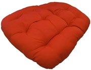 Červený vankúš na závesné kreslo