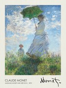 Obrazová reprodukcia Madame Monet and Her Son (1875), Claude Monet