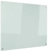 Sklenená magnetická tabuľa na stenu, biela, 500 x 350 mm