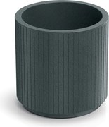 Kvetináč Coros Okrúhly grafitový