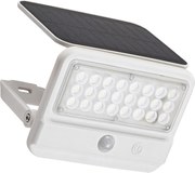 Rabalux 77090 solárny vonkajší reflektor s PIR Flaxton, biela