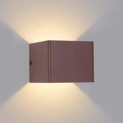 Brilagi - LED Vonkajšie nástenné svietidlo DONNANI LED/5W/230V 10 cm hnedé IP44