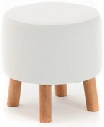 Biely taburet Silindir – Balcab Home