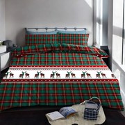 Flanelové DELUXE obliečky Homa NADYA CHRISTMAS 140x200 cm