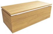 Kúpeľňová skrinka s krycou doskou SAT Feel 100x30x46 cm medový dub mat SATFEEL100DMDBEZ