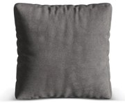 Sivý zamatový vankúš k modulárnej pohovke Martina – Micadoni