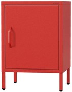 Nočný Stolík Kovový Mia Modern Red