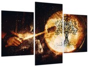 Obraz - Tajomný strom života (90x60 cm)