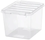 SmartStore Úložný box s bielymi klipmi Classic, 3 l, 3 l
