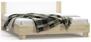 Manželská posteľ s roštom Mateo LB-180 180x200 cm - dub sonoma / biela