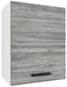 Kuchynská skrinka Belini horná 45 cm šedý antracit Glamour Wood  TOR SG45/1/WT/GW1/0/B1