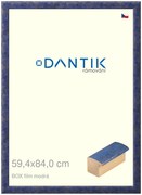 DANTIK rám na obraz 59,4x84 | BOX film modrá (Plexi Čiré)