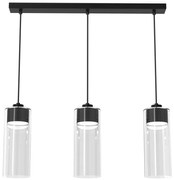 Luster na lanku CLARISSA 3xGX53/12W/230V čierna