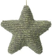 VIANOČNÁ DEKORÁCIA IRIN SADA 6KS 10X3X10 CM ZELENÁ