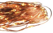 ACA Lighting LED dekoračná medená girlanda, 8 funkciou, teplá biela farba, 20 m, IP44 vonkajšiu