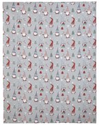 Bavlnený obrus s vianočným motívom 137x178 cm Gnomes - Catherine Lansfield