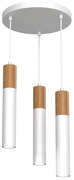 Luster na lanku CASSA 3xGU10/8W/230V biela