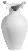Keramická váza 41,5x23 cm biela