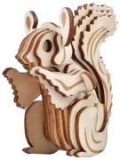 Dvě děti 3D Puzzle Veverka 22ks